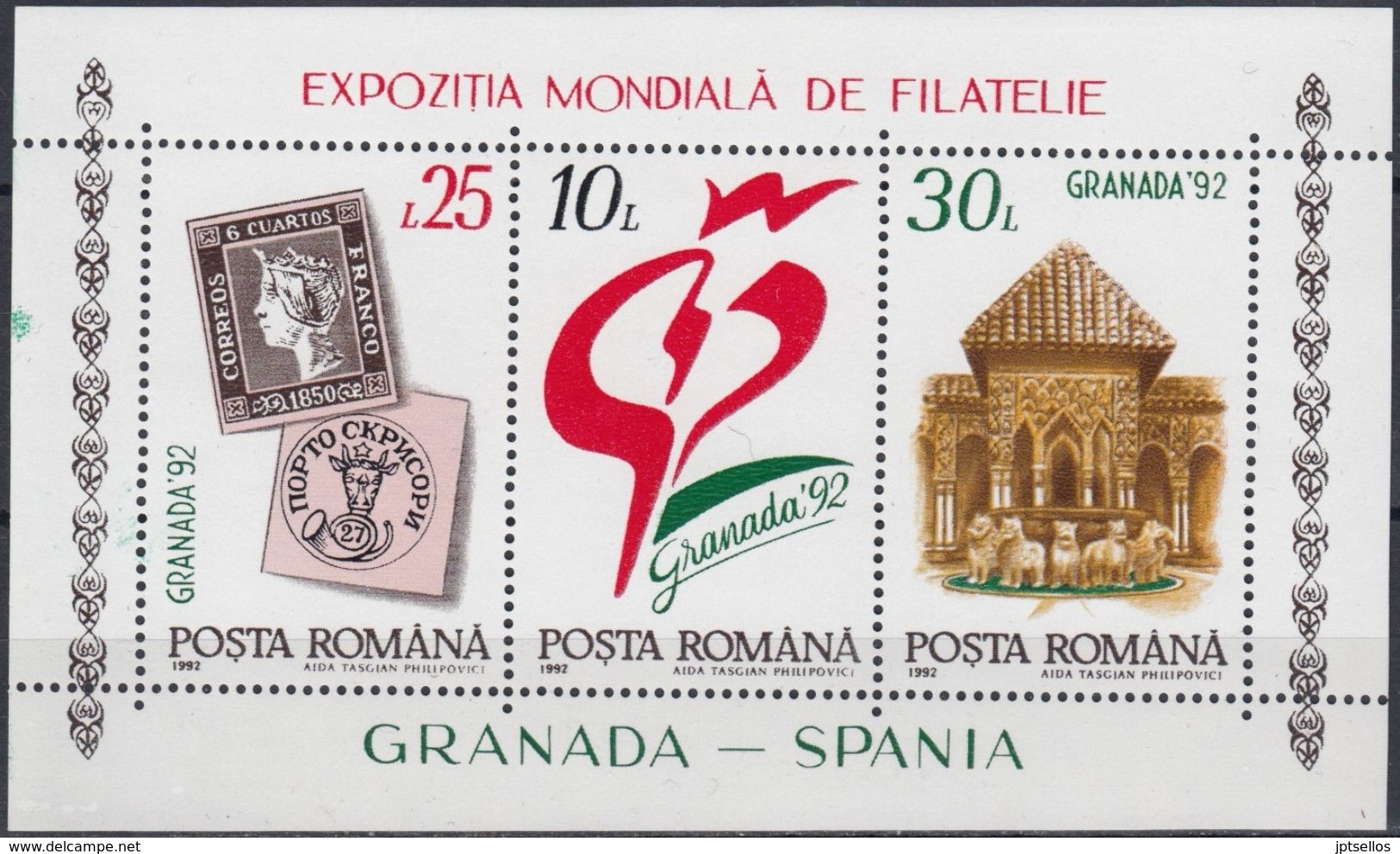 RUMANIA 1992 Nº HB-217 NUEVO - Blocks & Kleinbögen