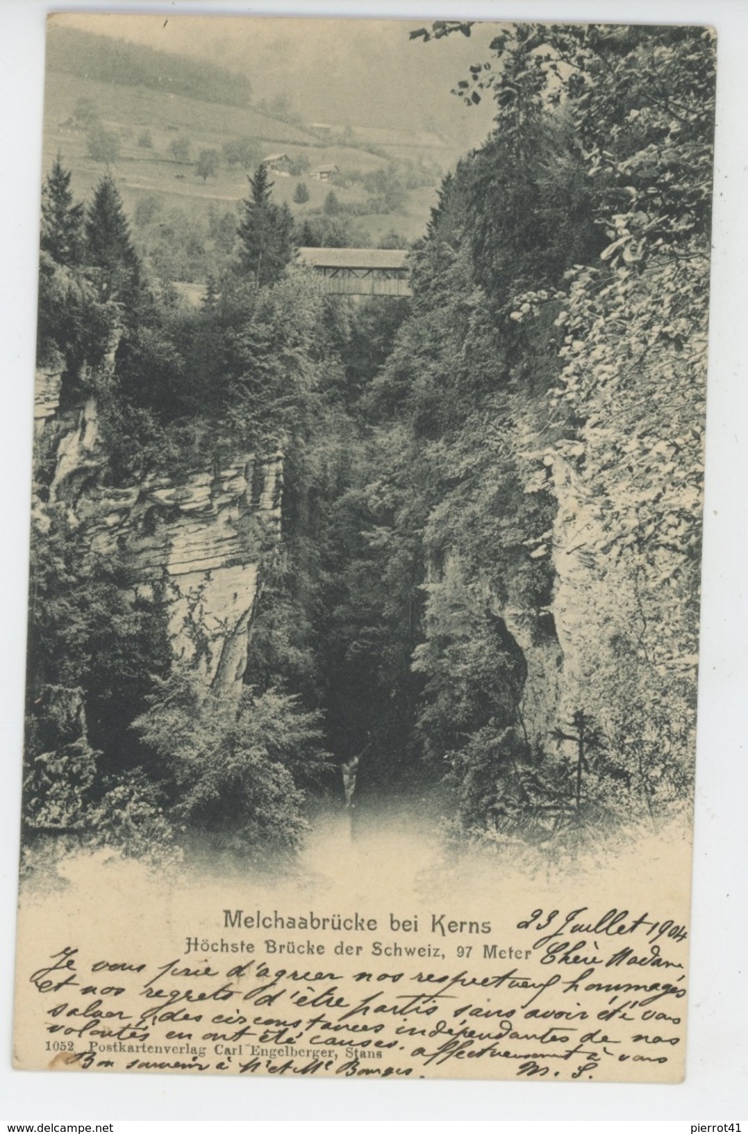 SUISSE - OBWALD - Melchaabrücke Bei KERNS - Kerns