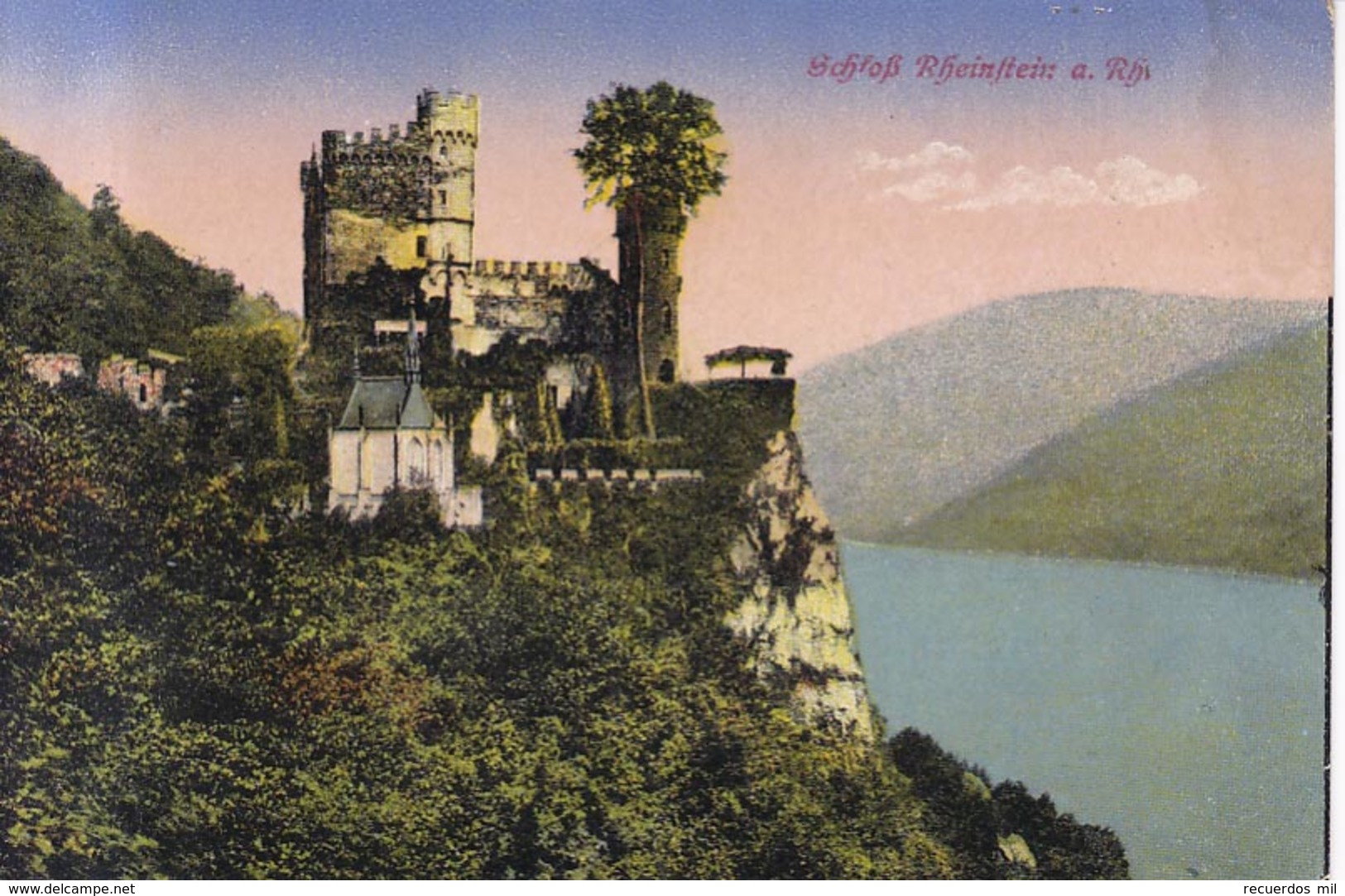 Rheinstein  Le Chateau    1924 - Rhein-Hunsrueck-Kreis