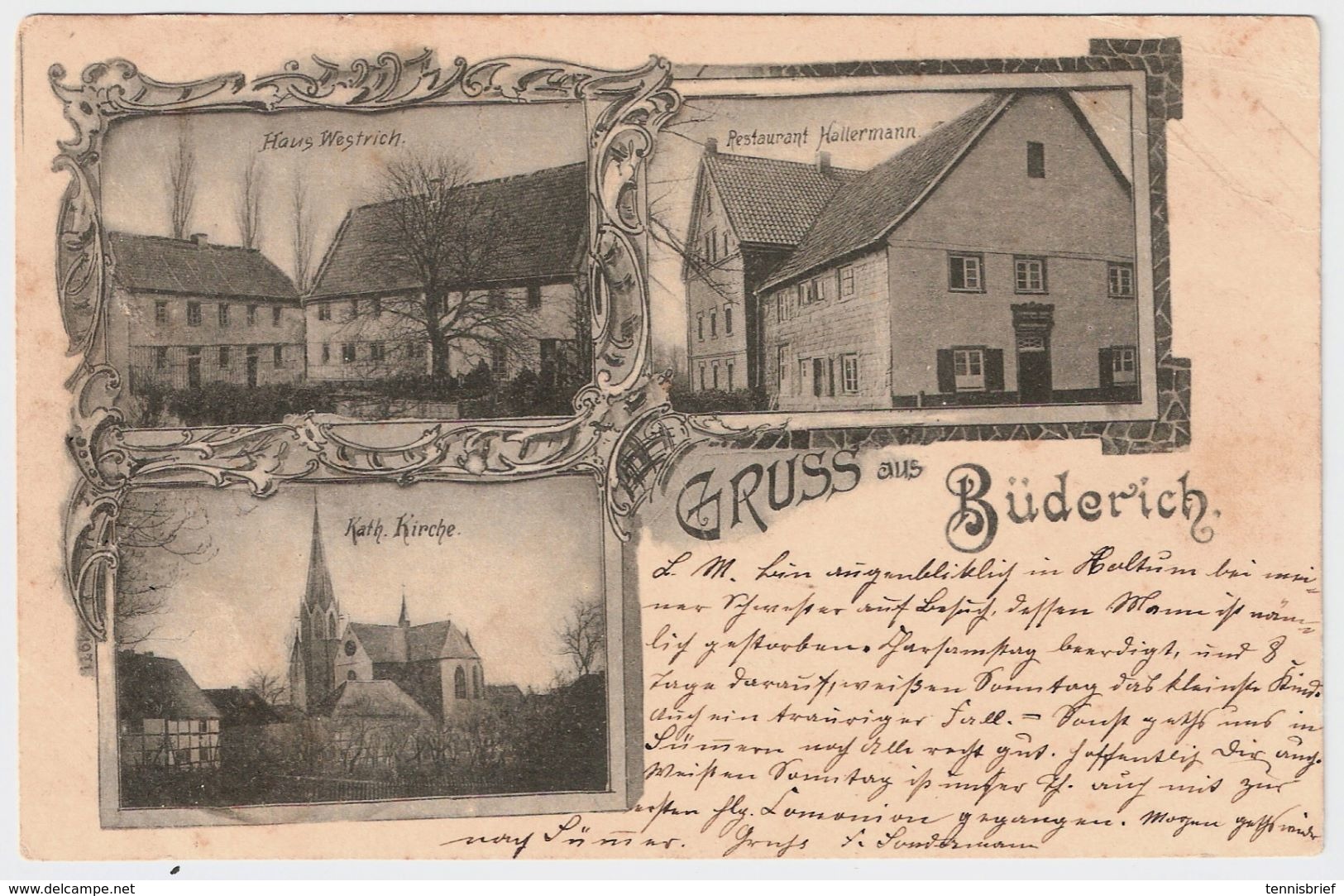 1899 " Büderich " -Meerbusch  Stadt-Teil ,  Mit Restaurant  , #7431 - Meerbusch