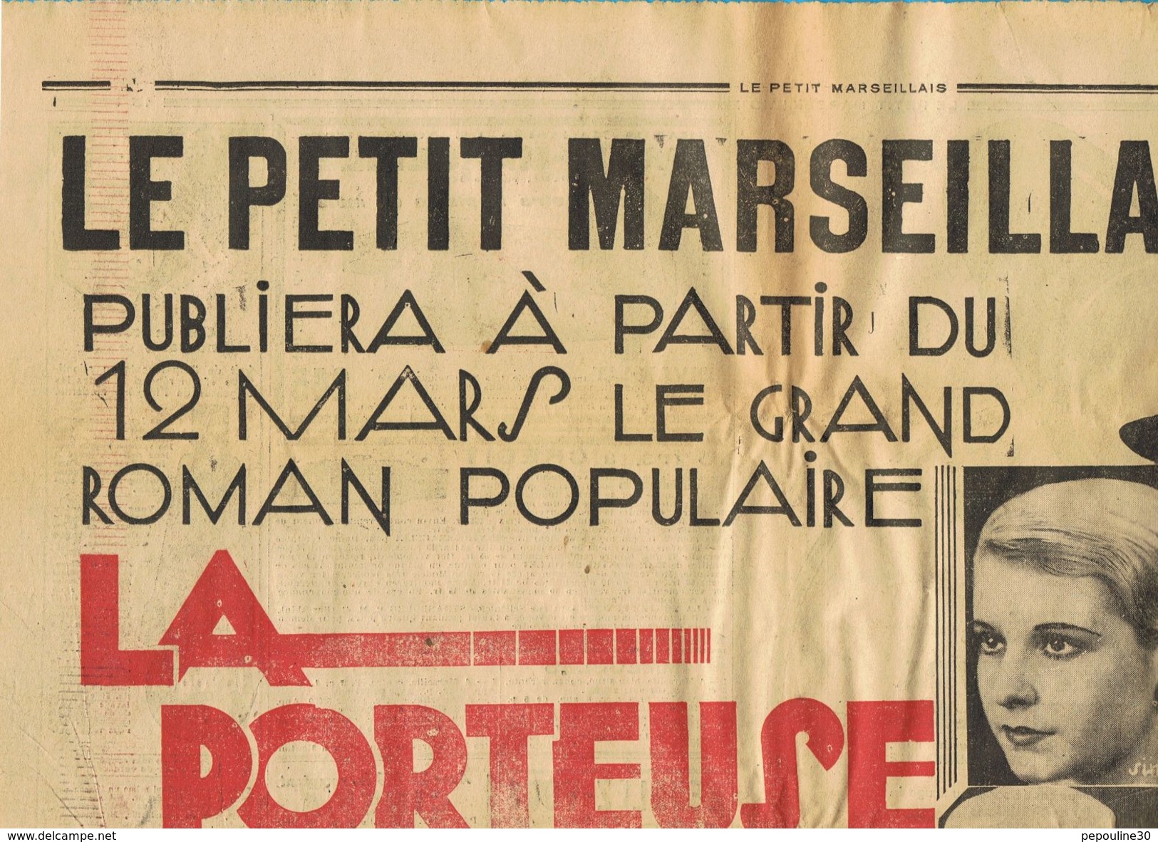 ** JOURNAL ** LE PETIT MARSEILLAIS ** 2ème ÉDITION DU ** JEUDI 08 MARS 1934 ** - Le Petit Marseillais