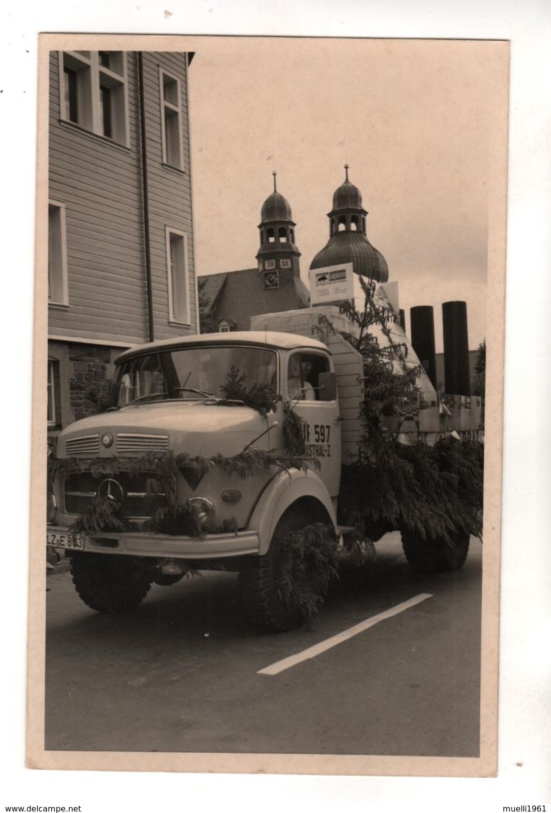 Nr.+ 76,  FOTO Im AK-Format, Clausthal-Zellerfeld, Umzug, 50er Jahre - Clausthal-Zellerfeld