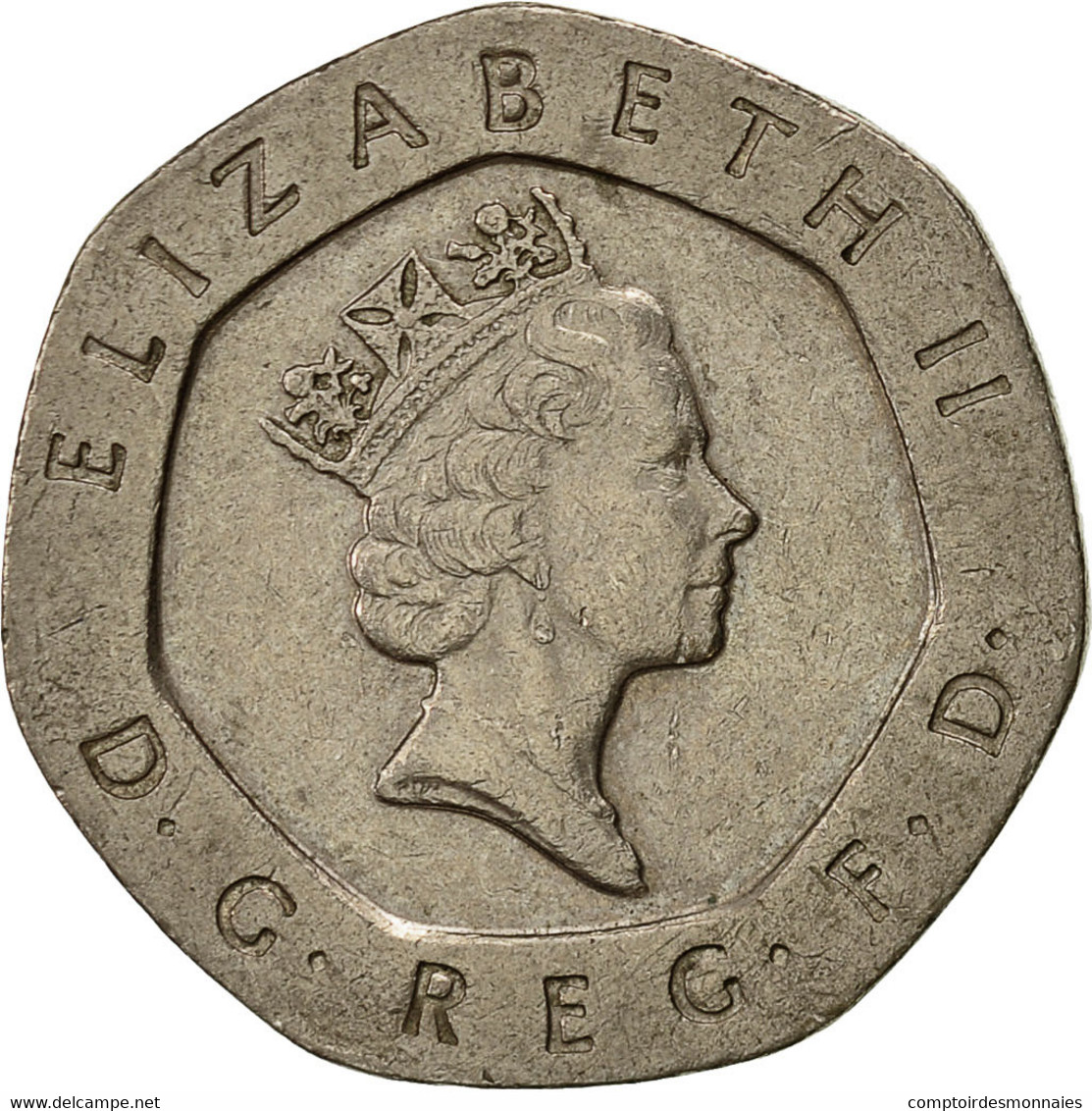Monnaie, Grande-Bretagne, Elizabeth II, 20 Pence, 1995, TTB, Copper-nickel - 20 Pence