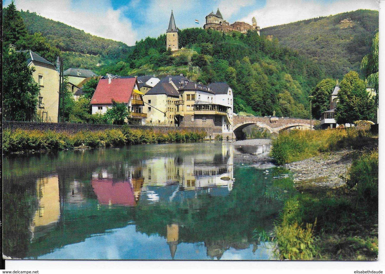 LUXEMBOURG - 1969 - CARTE De VIANDEN Avec TIMBRE POSTE UTILISEE COMME TAXE  => KLEINBETTINGEN - Strafport