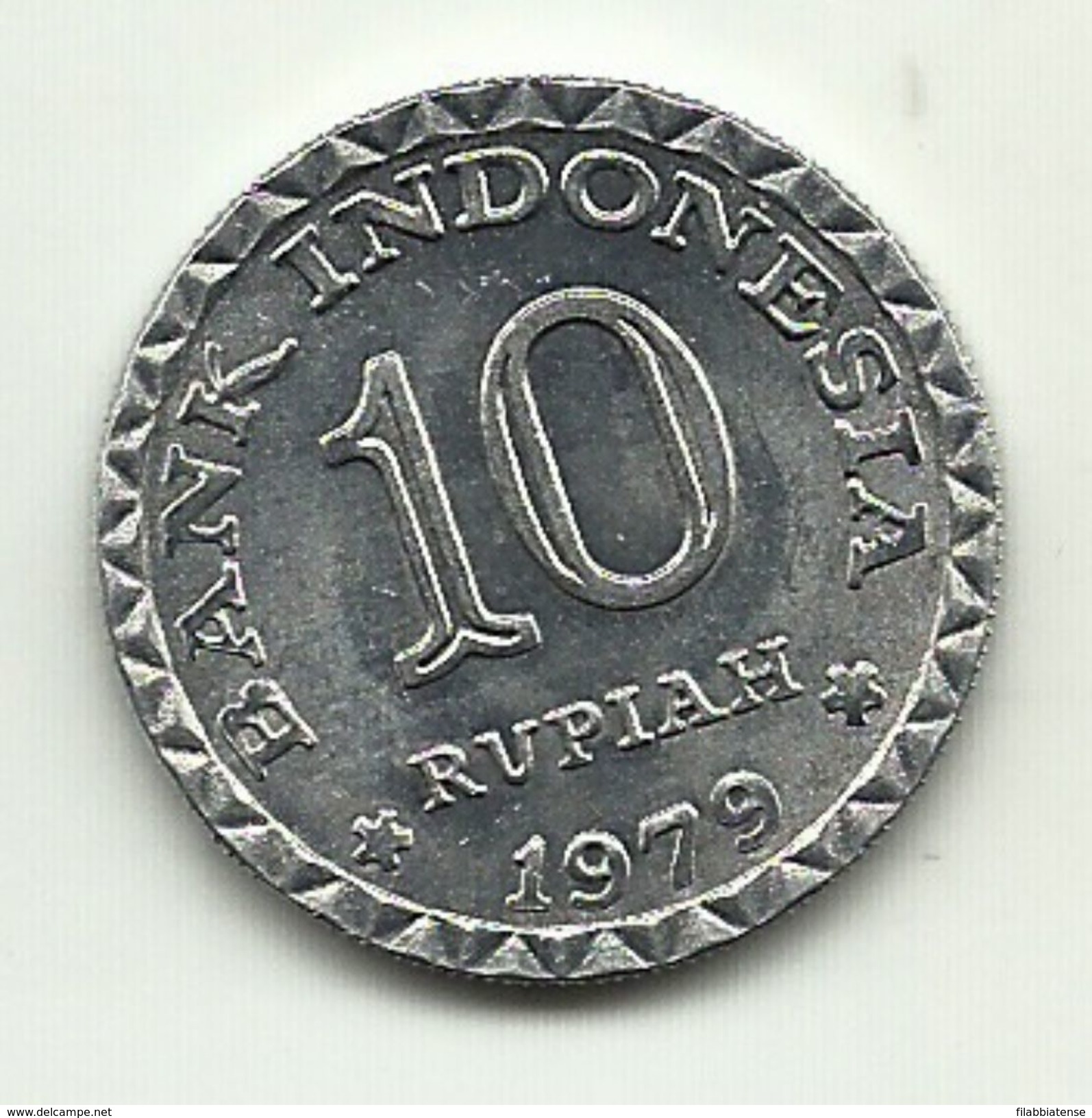 1979 - Indonesia 10 Rupia, - Indonesia
