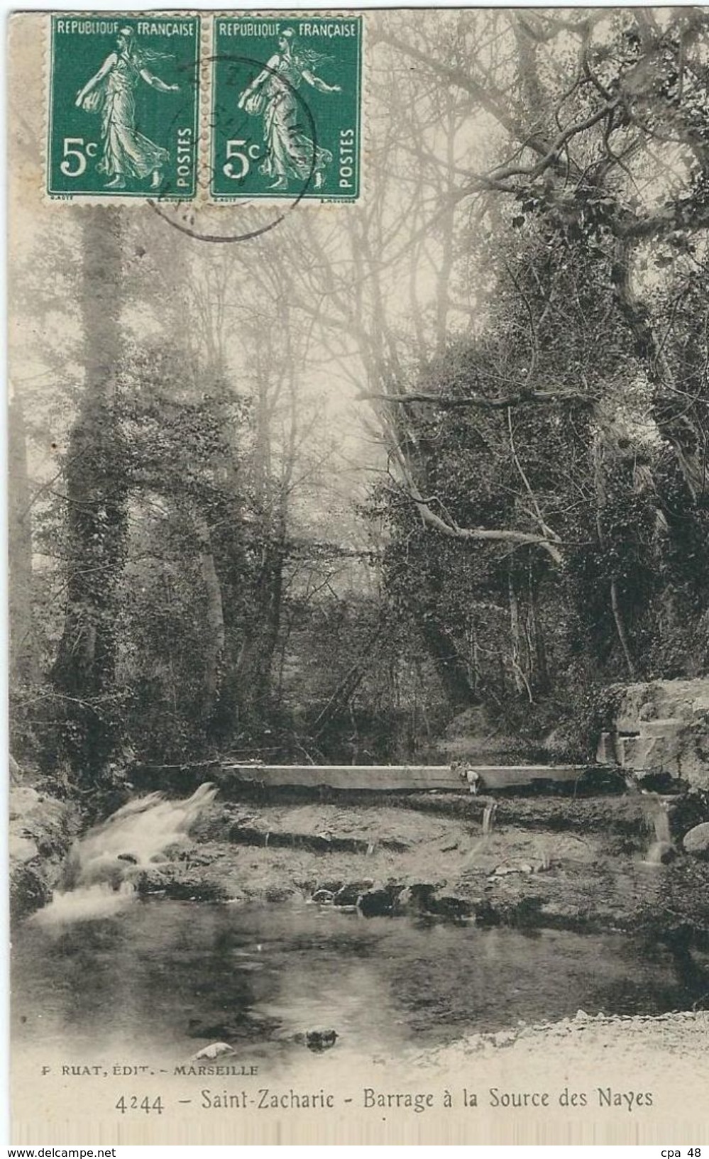 Var : St Zacharie, Barrage A La Source Des Nayes - Saint-Zacharie