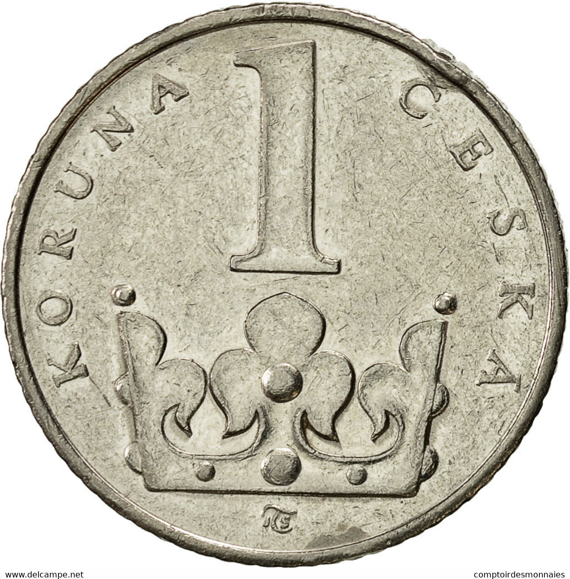 Monnaie, République Tchèque, Koruna, 1995, TB+, Nickel Plated Steel, KM:7 - Tschechische Rep.