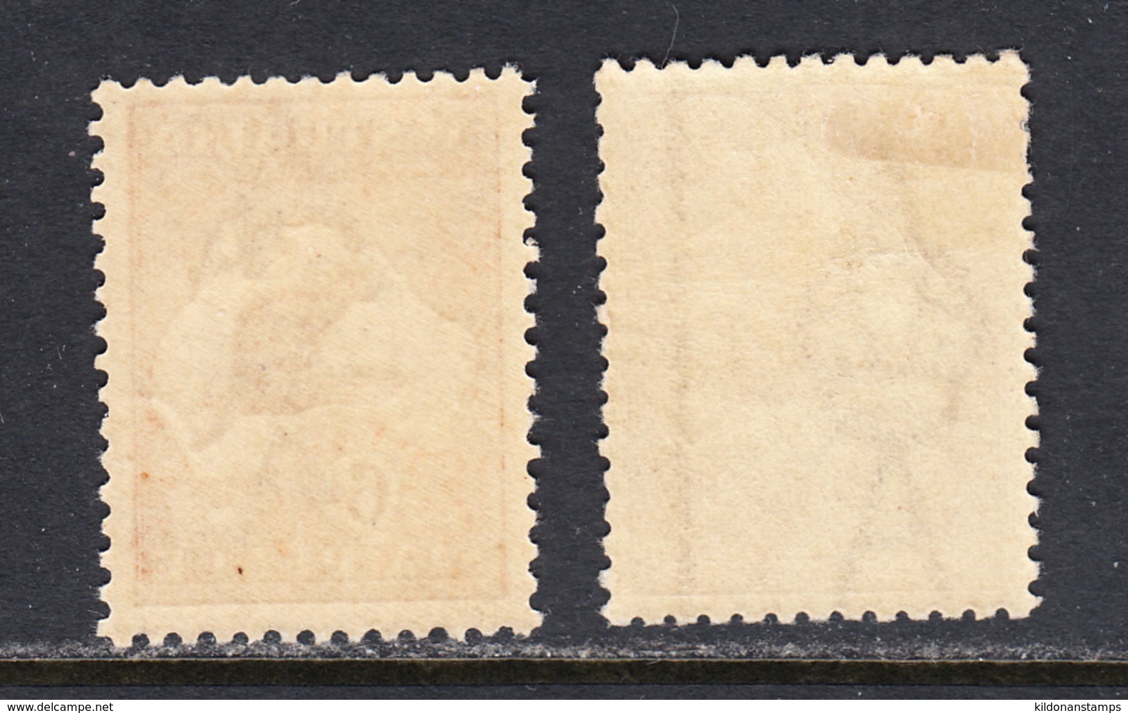 Australia 1923-24 Kangaroo, Mint Mounted, 3rd Wmk, Sc# ,SG 73-74 - Mint Stamps
