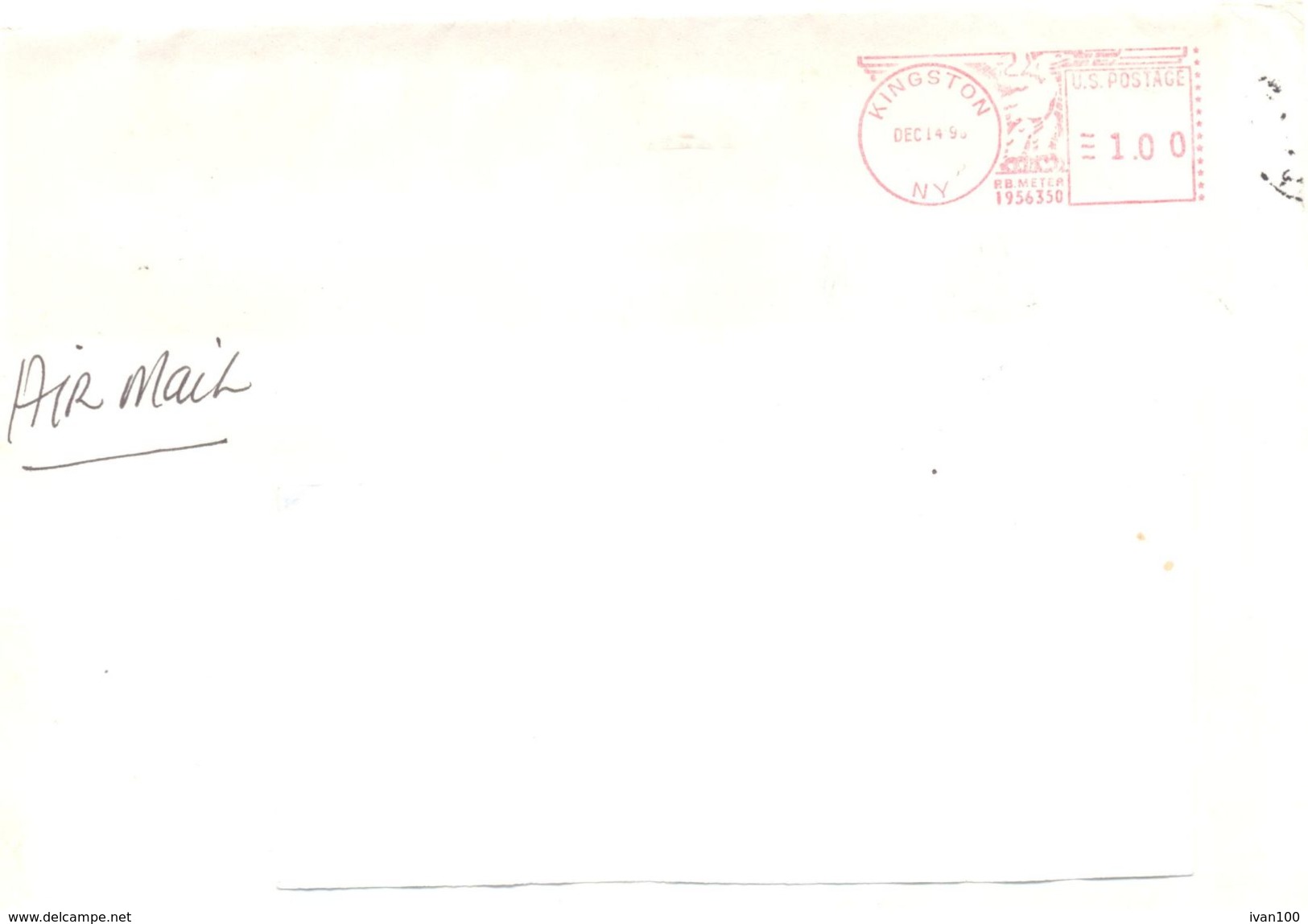 1999. USA, The Letter Sent By Air-mail Post To Moldova - Lettres & Documents