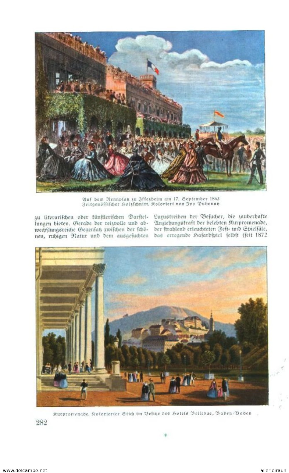 Baden-Baden Um 1860 /  Artikel, Entnommen Aus Zeitschrift /1936 - Colis