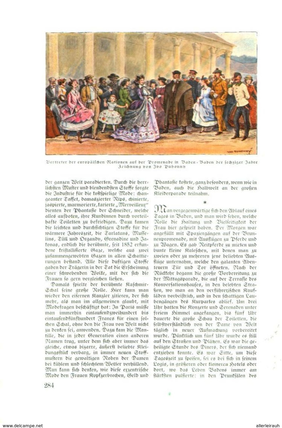 Baden-Baden Um 1860 /  Artikel, Entnommen Aus Zeitschrift /1936 - Packages