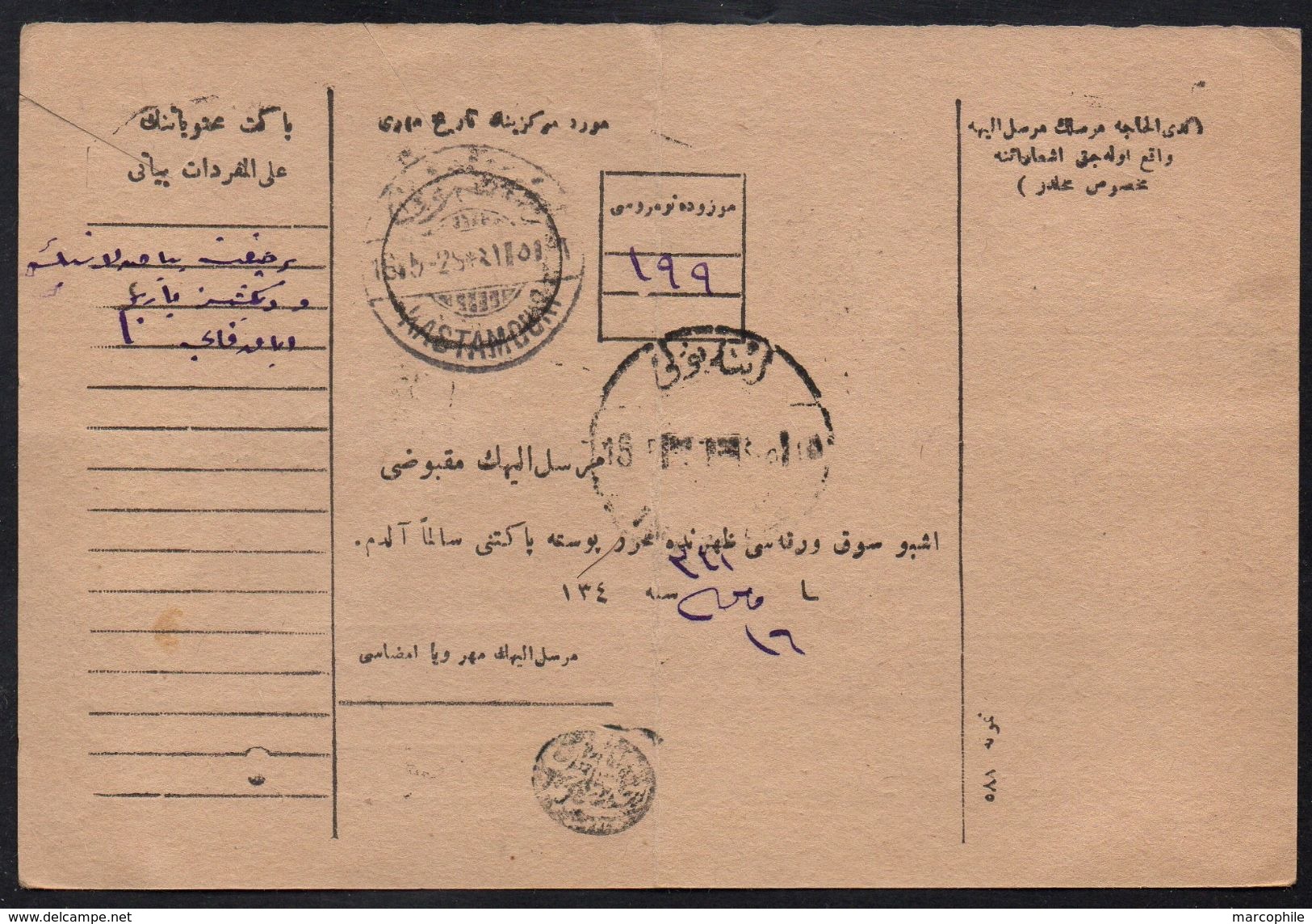 TURQUIE - TURKEY / 1929 ? MANDAT POUR KASTAMONU (ref 3905) - Covers & Documents