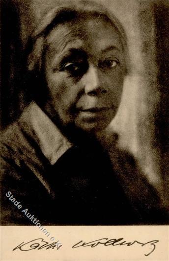 Kollwitz, K. Portrait Helmy Hurth Künstlerkarte I-II - Zonder Classificatie