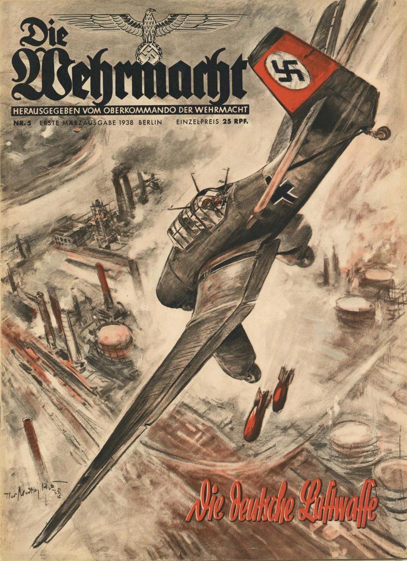 Buch WK II Zeitschrift Die Wehrmacht Oktober 1938 Hrsg. Oberkommando Der Wehrmacht Verlag Die Wehrmacht 64 Seiten Sehr V - Guerra 1939-45