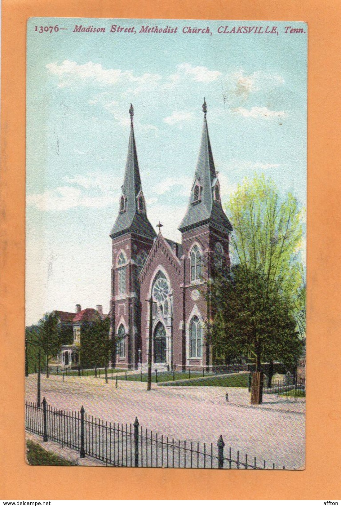 Clarksville TN 1909 Postcard - Clarksville