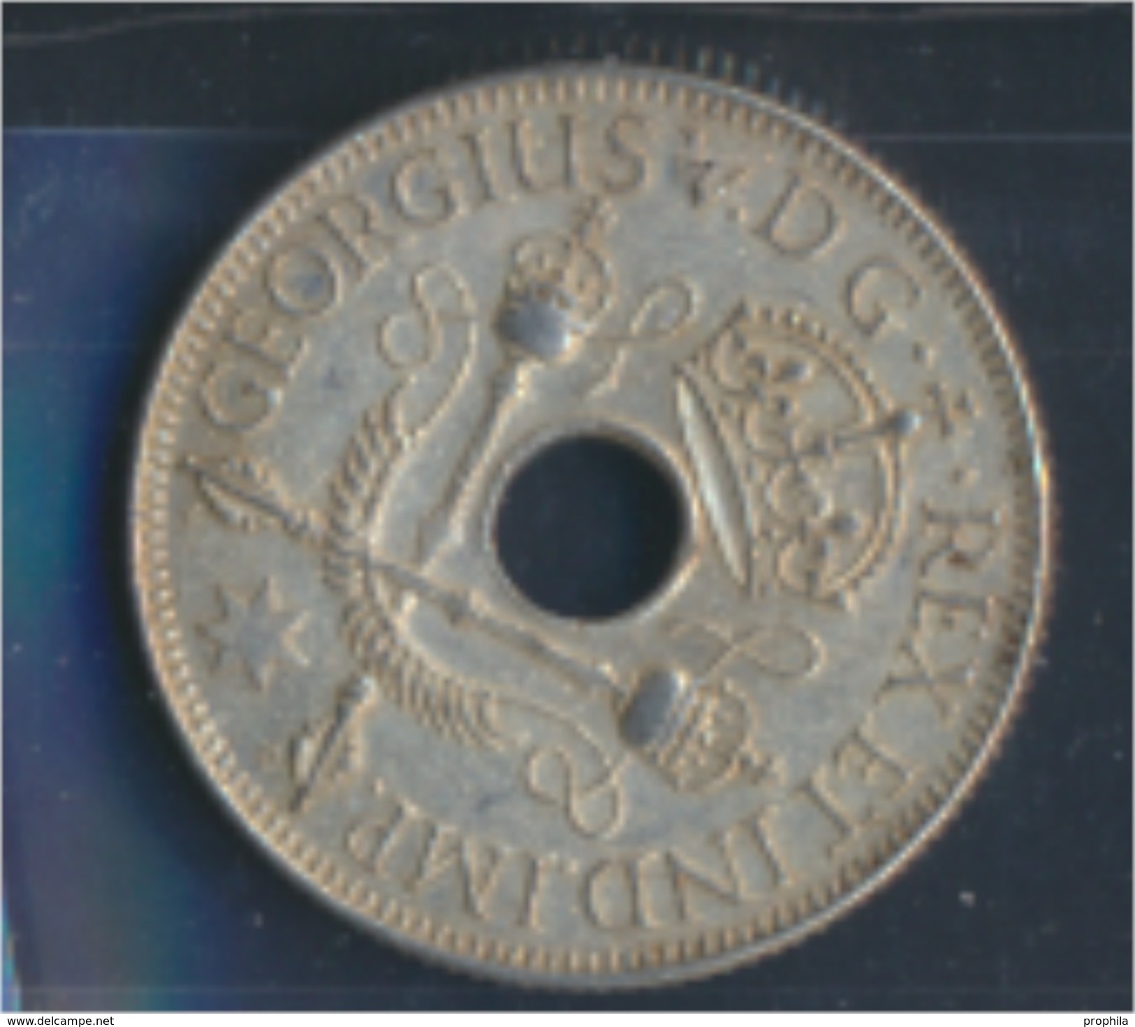 Neuguinea 5 1935 Vorzüglich Silber 1935 1 Shilling Zepter (8977170 - Papoea-Nieuw-Guinea