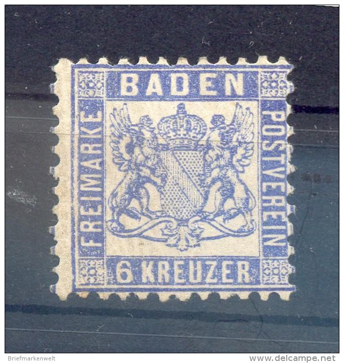 Baden 19a LUXUS * MH (71501 - Ungebraucht