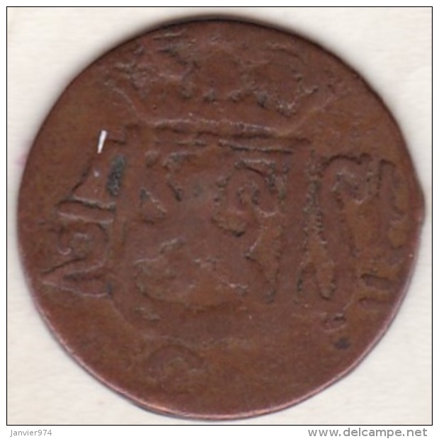 SUMATRA, Netherlands East Indies .1/2 Stuiver 1819 G  , Copper, KM# 283 - Indonesia