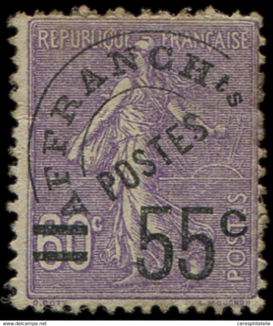 (*) PREOBLITERES 47  Semeuse Lignée, 55c. S. 60c. Violet, N.s.g, TB - 1893-1947