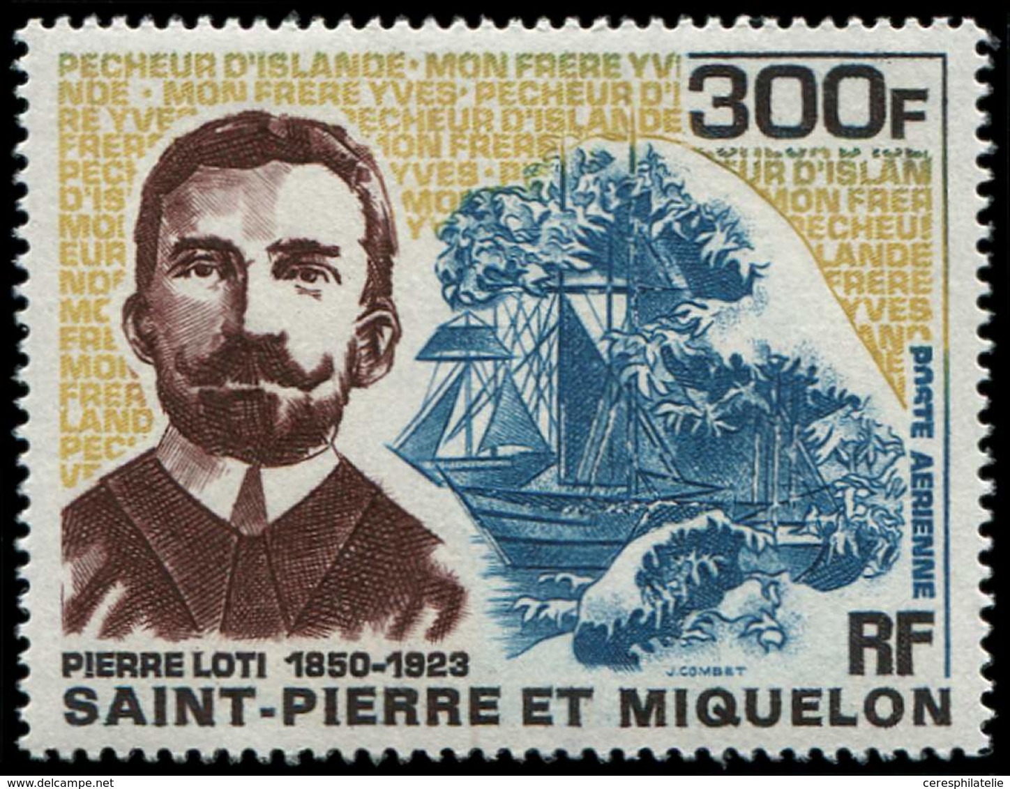 ** SAINT PIERRE ET MIQUELON PA 47 : P. Loti, 300f., TB - Ungebraucht