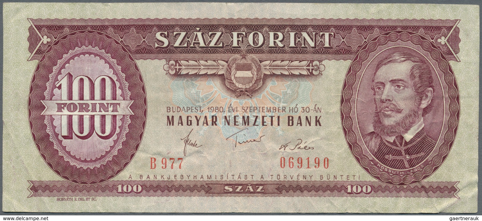 Hungary / Ungarn: 1920/1993 (ca.), Ex Pick 58-174, Quantity Lot With 1285 Banknotes In Good To Mixed - Ungheria