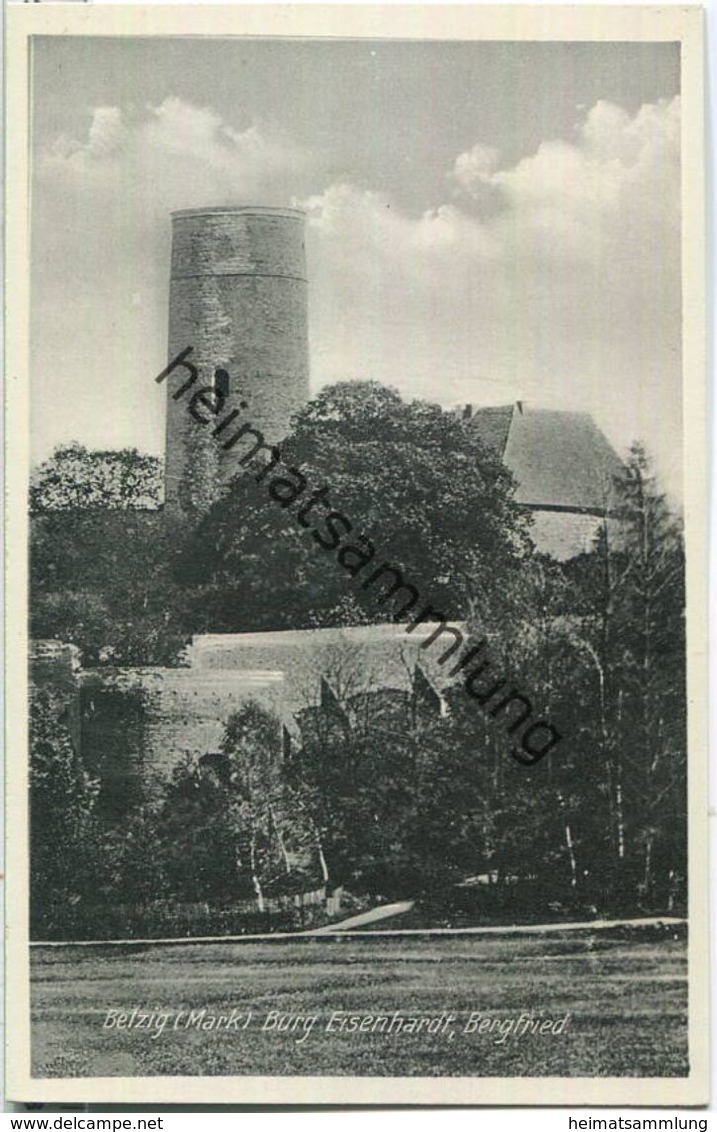 Belzig - Burg Eisenhardt - Bergfried - Verlag Otto Mildner Belzig - Belzig