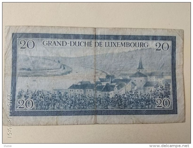 20 Francs 1955 - Luxembourg