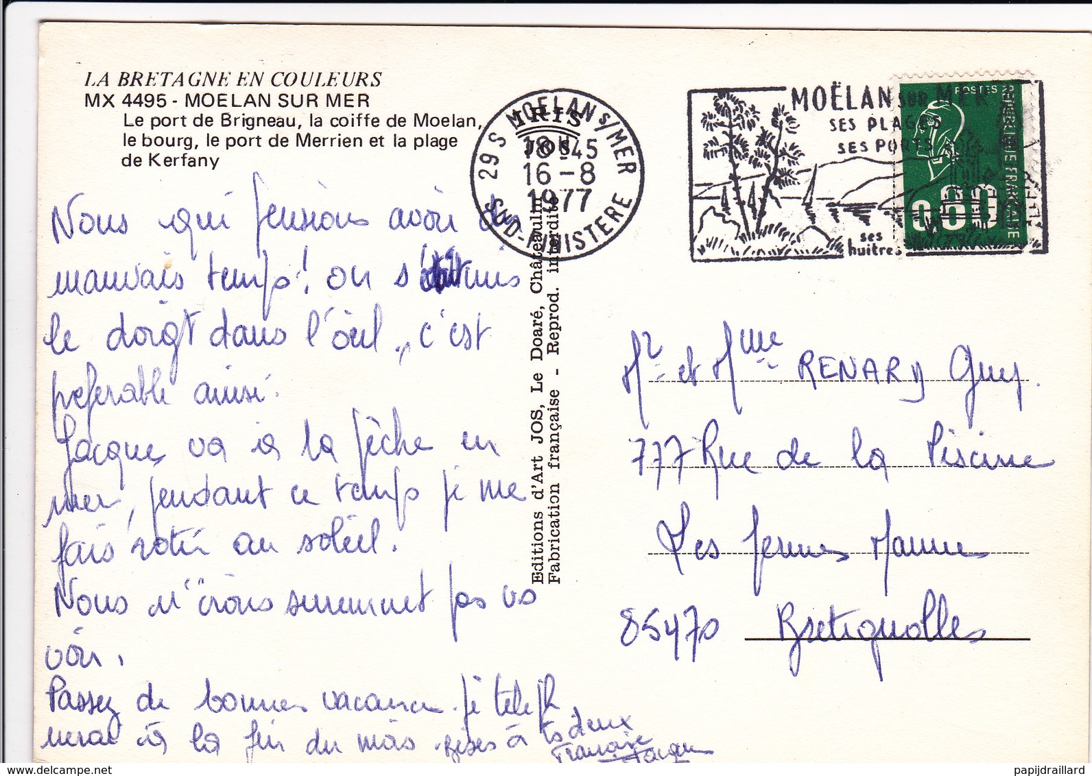 Moeland Sur Mer - Vues Multiples - 1977 - Moëlan-sur-Mer