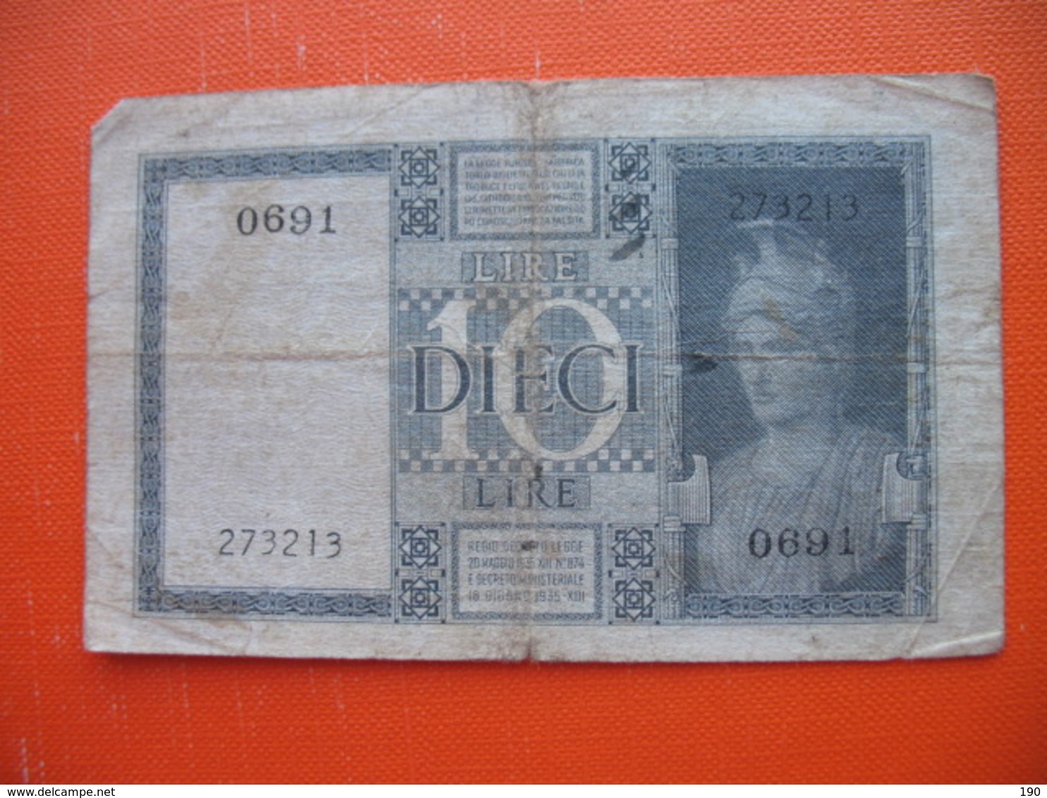 10 LIRE - Italia – 10 Lire