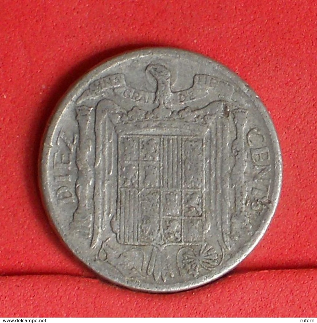 SPAIN 10 CENTIMOS 1953 -    KM# 766 - (Nº19901) - 10 Céntimos