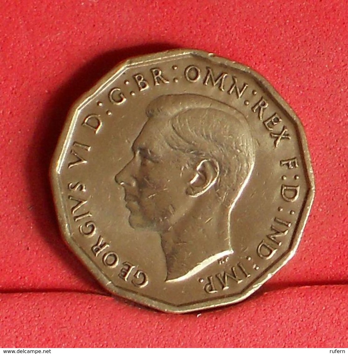 GREAT BRITAIN 3 PENCE 1944 -    KM# 849 - (Nº19935) - F. 3 Pence