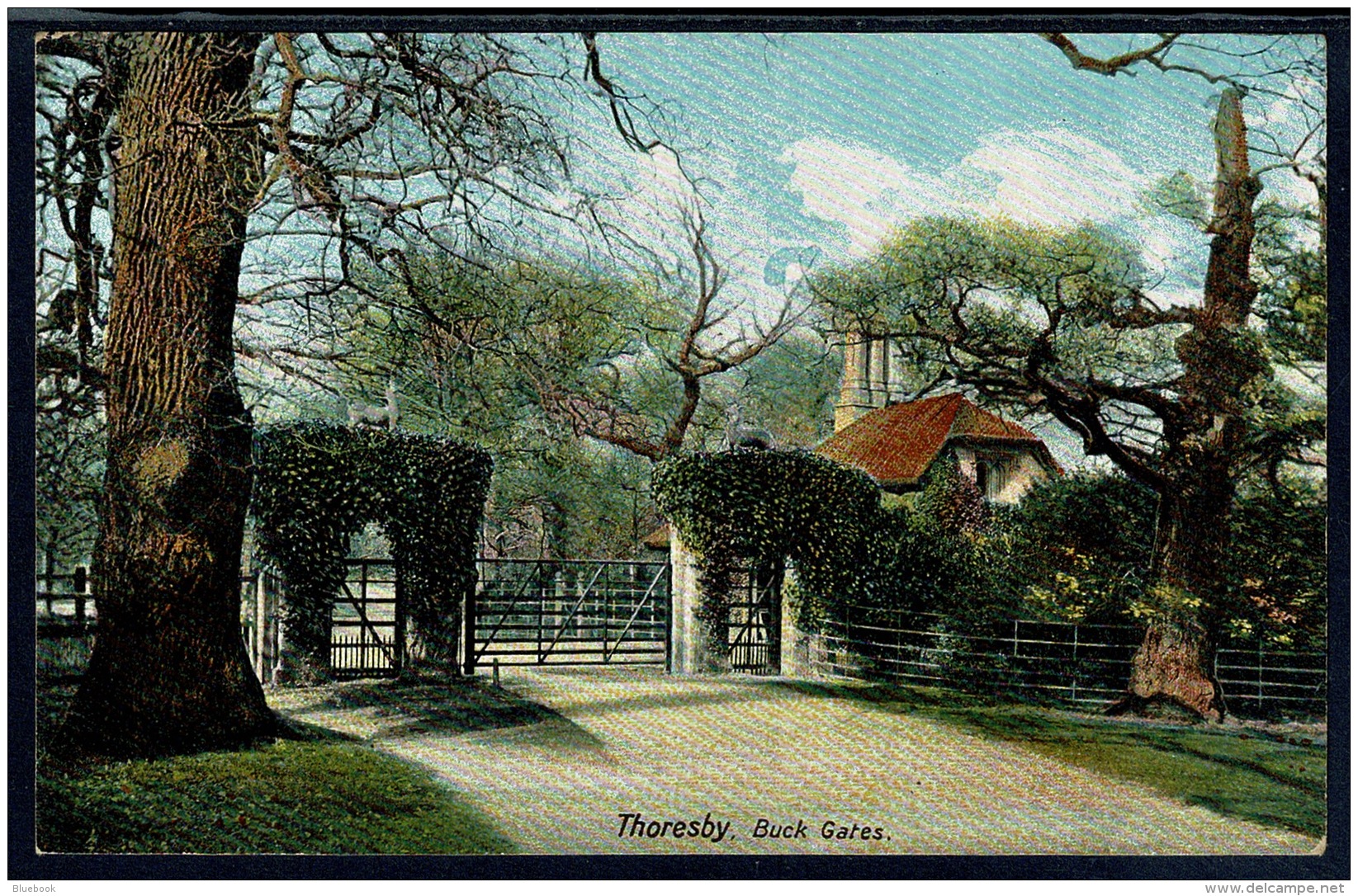 RB 1186 - Early Wrench Postcard - Buck Gates Thoresby - Nottinghamshire - Sonstige & Ohne Zuordnung