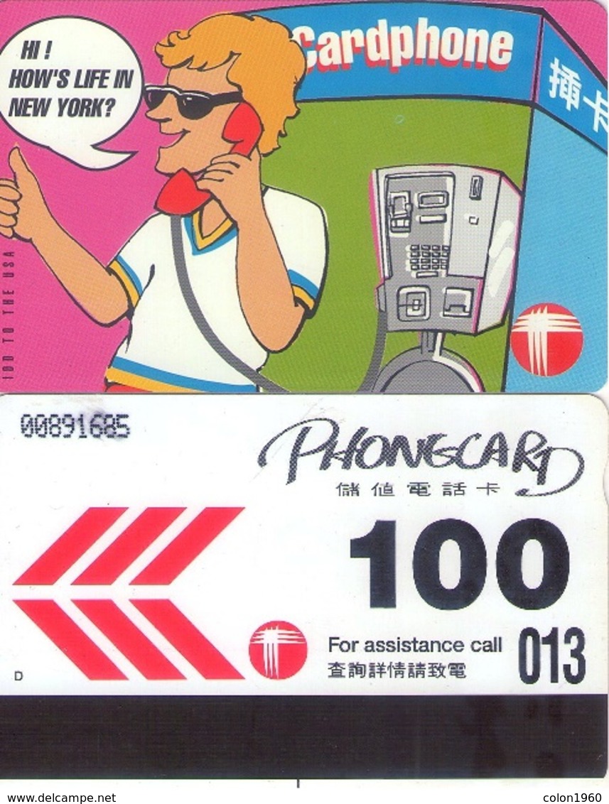TARJETA TELEFONICA USADA DE HONG KONG. (002) - Hong Kong