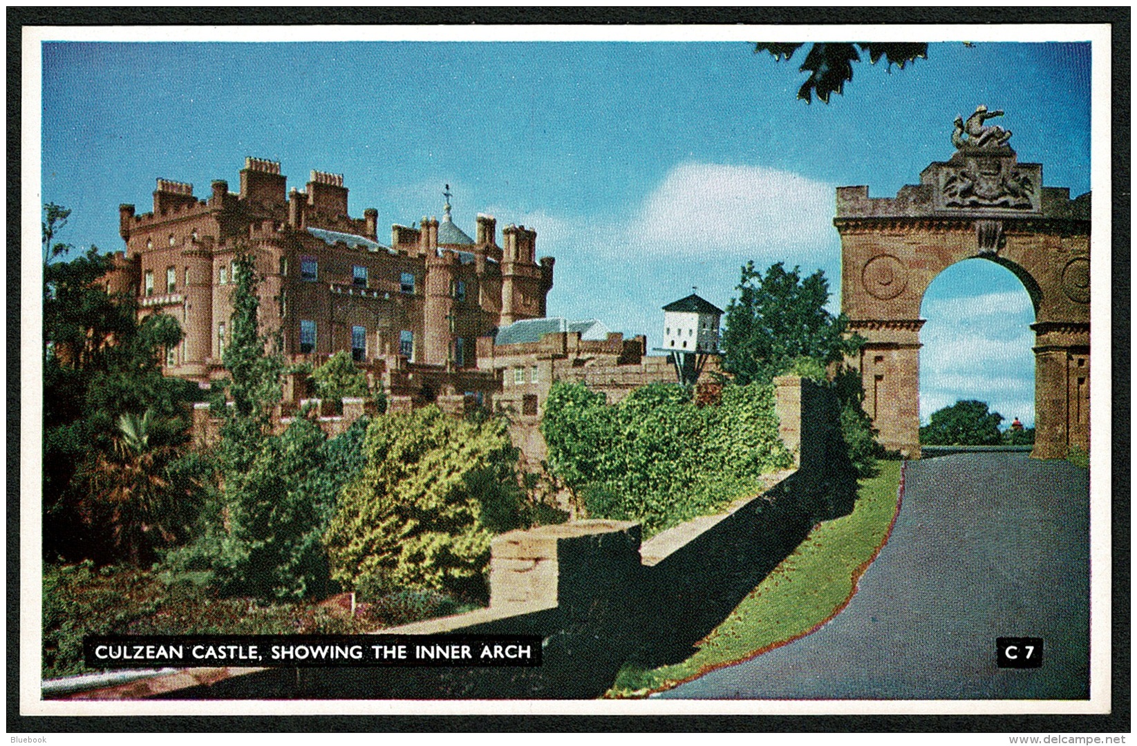 RB 1187 -  3 X Postcards - Culzean Castle - Ayrshire Scotland - Ayrshire