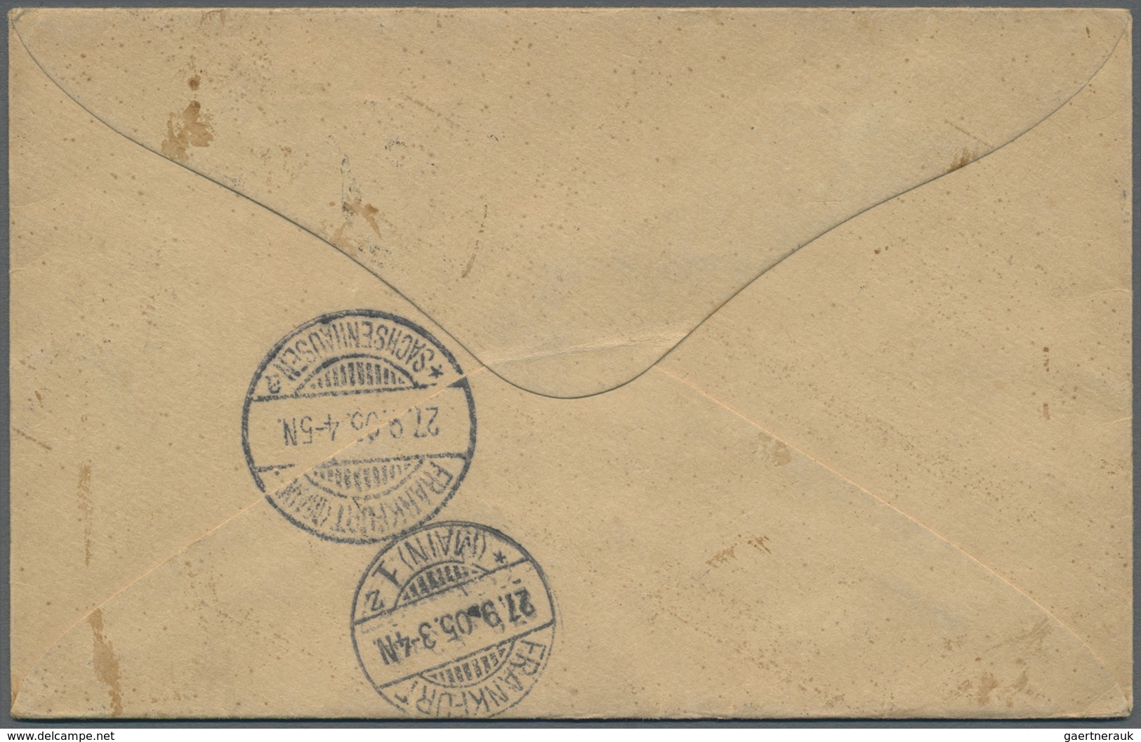 Br Nordborneo: 1905. Official Envelope Addressed To Germany Headed 'On Government Service' Bearing Nort - Noord Borneo (...-1963)