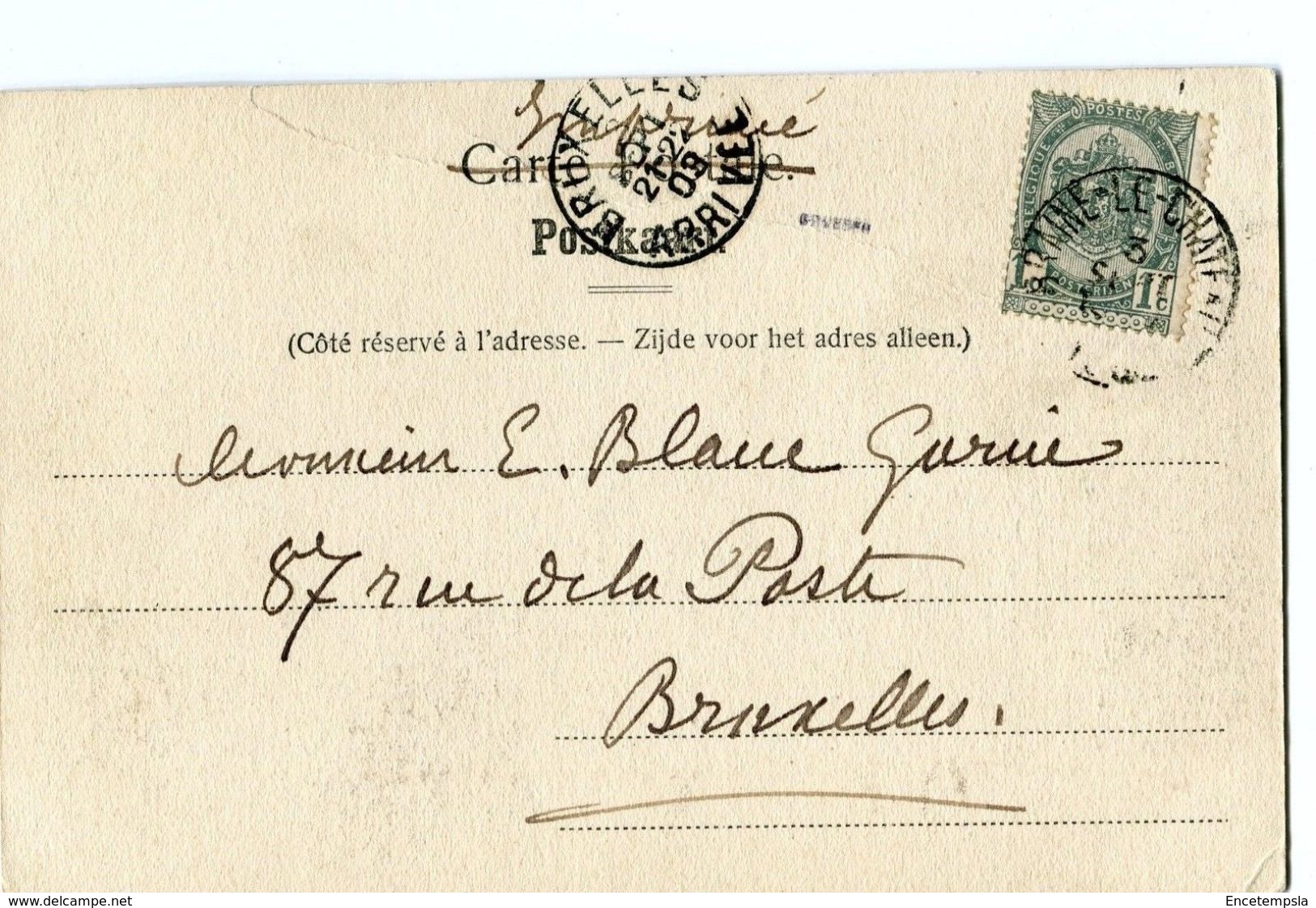 CPA - Carte Postale-  Belgique - Braine Le Château - Tombeau Du Comte De Hornes à L'église - 1903 (CP60) - Braine-le-Chateau