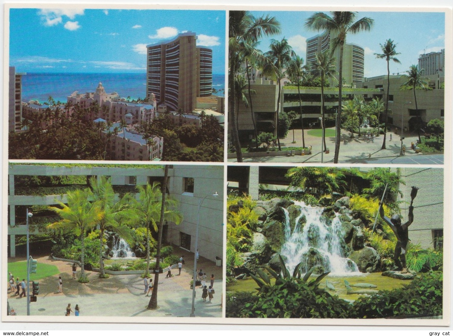 Waikiki Landmarks, Royal Hawaiian Hotel, The Shopping Center, Unused Postcard [20893] - Big Island Of Hawaii