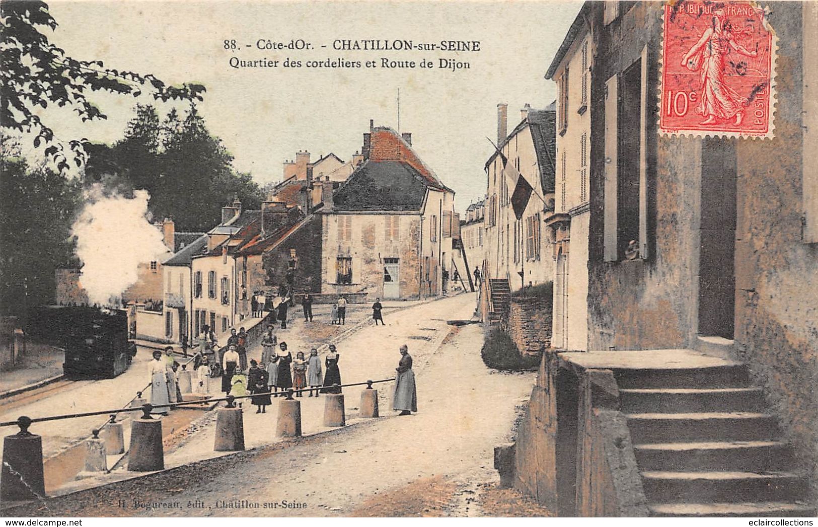 Châtillon Sur Seine     21   Tramway Quartier Des Cordeliers    (voir Scan) - Chatillon Sur Seine