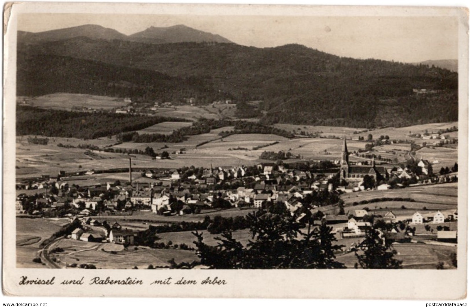 Zwiesel Und Rabenstein Mit Dem Arber - Zwiesel