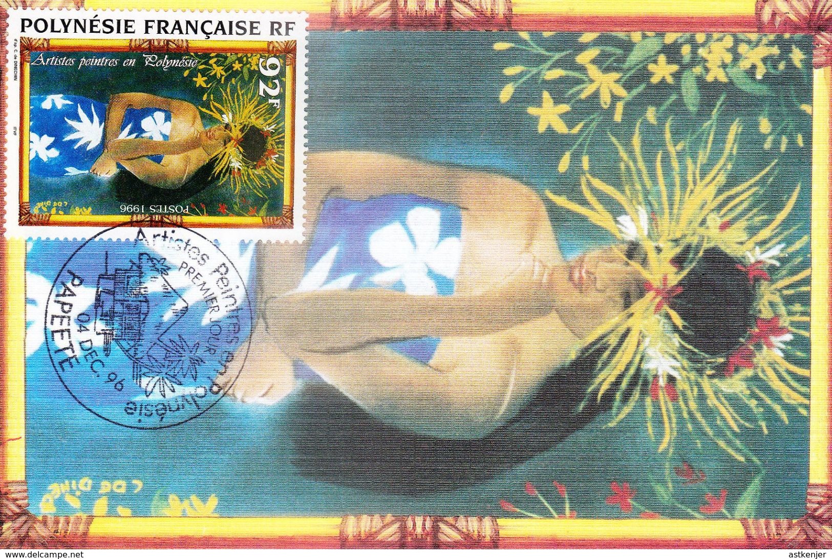 POLYNESIE FRANCAISE - CARTE (CM) De 1996 N° 522 - Maximumkarten