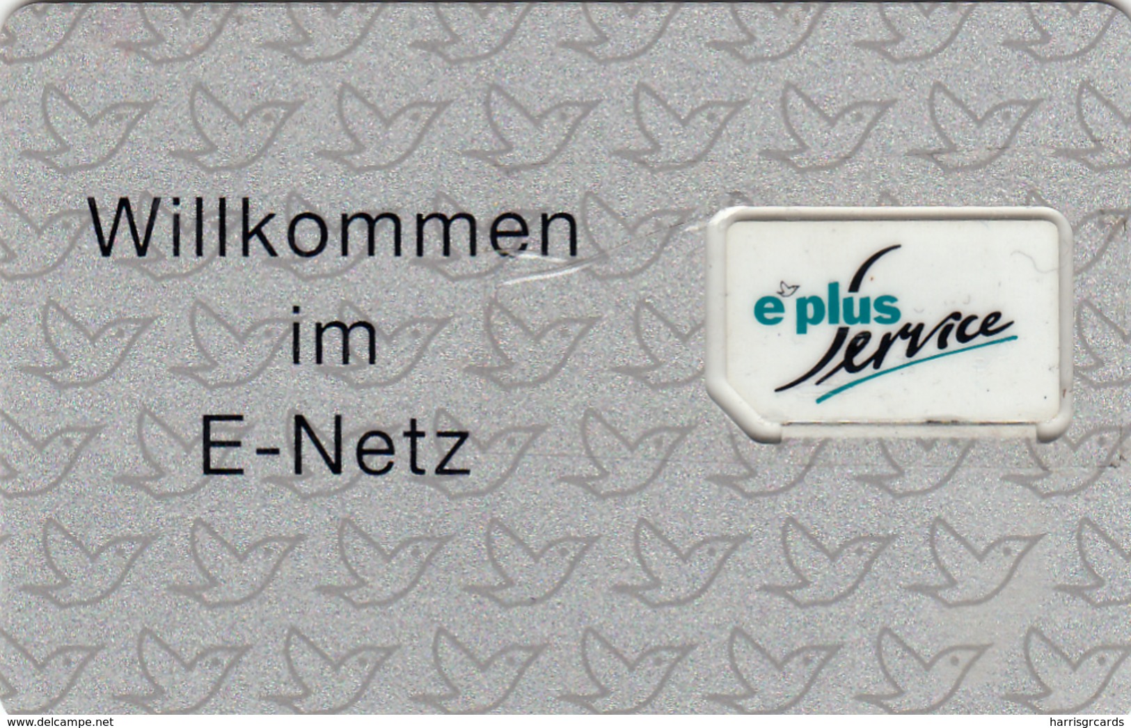 GERMANY - E-plus Service Birds In Back GSM Card , Mint - [2] Mobile Phones, Refills And Prepaid Cards