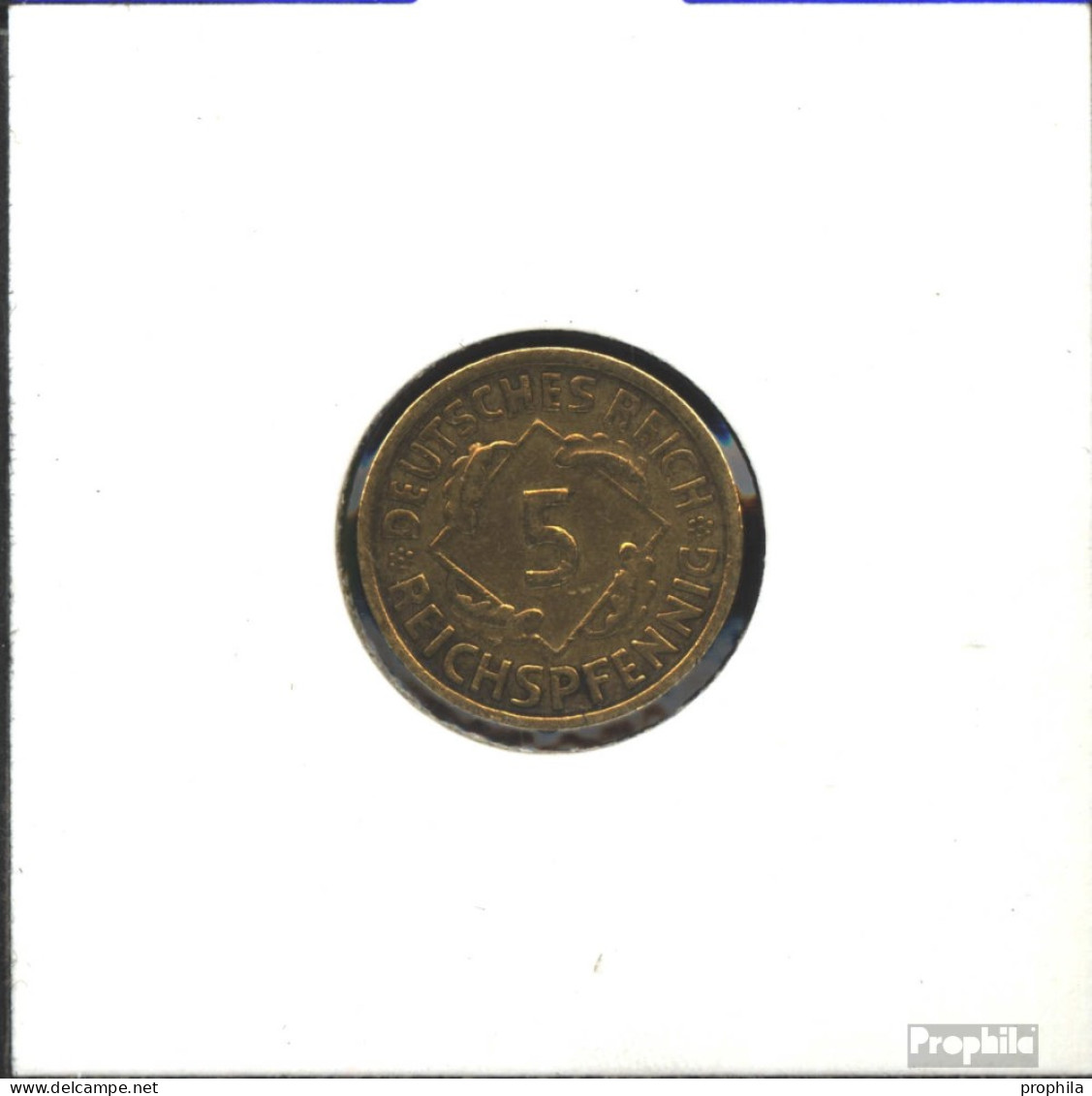 Deutsches Reich Jägernr: 316 1936 D Sehr Schön Aluminium-Bronze Sehr Schön 1936 5 Reichspfennig Ähren - 5 Reichspfennig