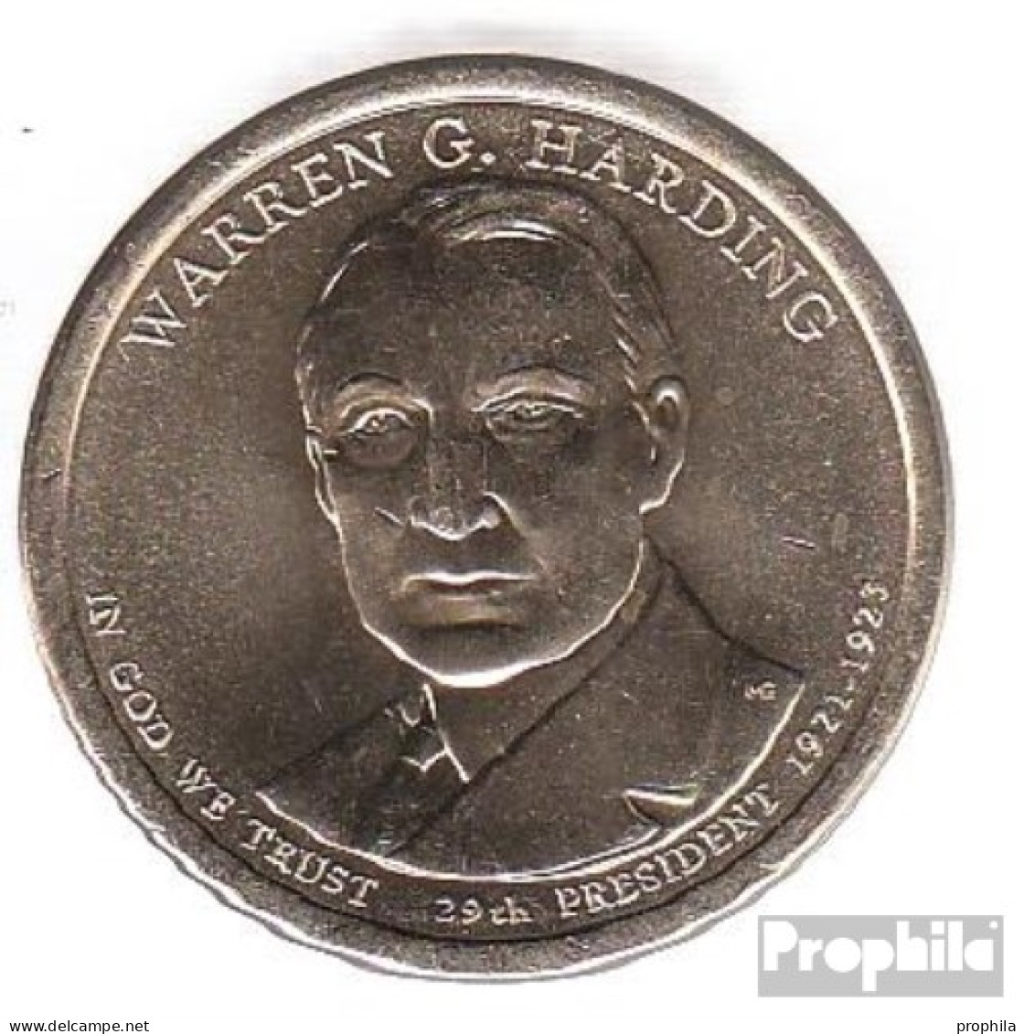 USA KM-Nr. : 571 2014 D Stgl./unzirkuliert Kupfer, Nickel-Me Plattiert Stgl./unzirkuliert 2014 1 Dollar Warren G. Hardin - Non Classés