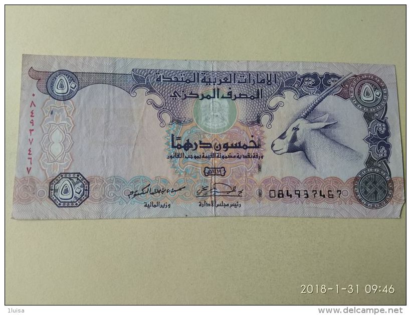 50 Dirhams 2008 - Ver. Arab. Emirate