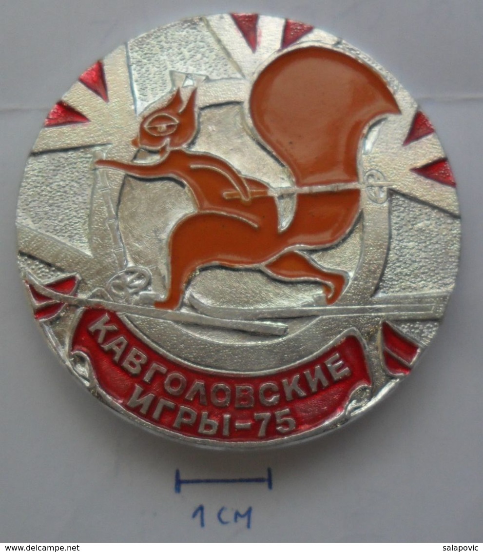 USSR Figure Skating, Racing Skates SKI SKIING - Soviet Sport   PINS BADGES PLAS - Skating (Figure)