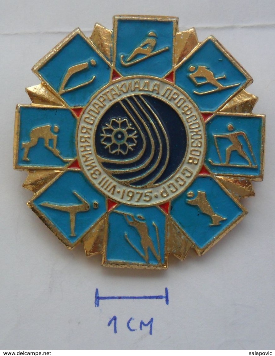 USSR Figure Skating, Racing Skates SKIING - Soviet Sport   PINS BADGES PLAS - Skating (Figure)