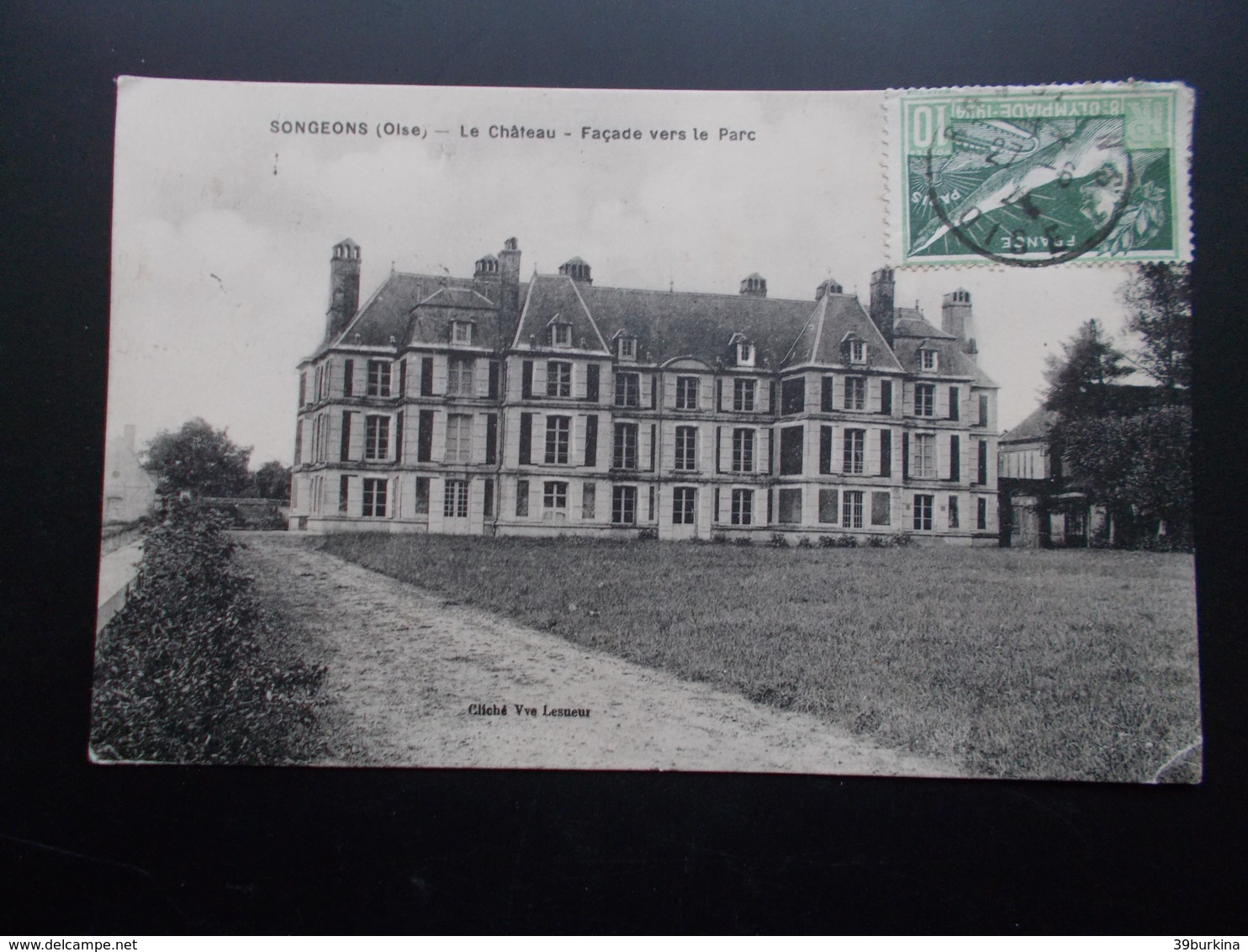 SONGEONS Le Château 1924 - Songeons