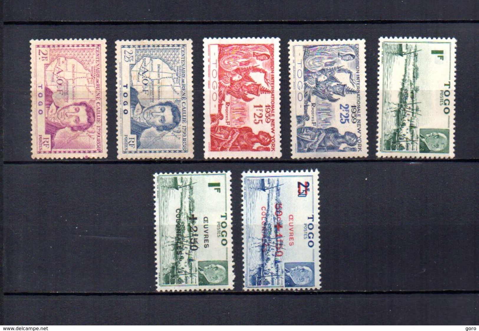 Togo  1939  .-   Y&T  Nº    173/174-175/176-215/216-226/227 - Used Stamps