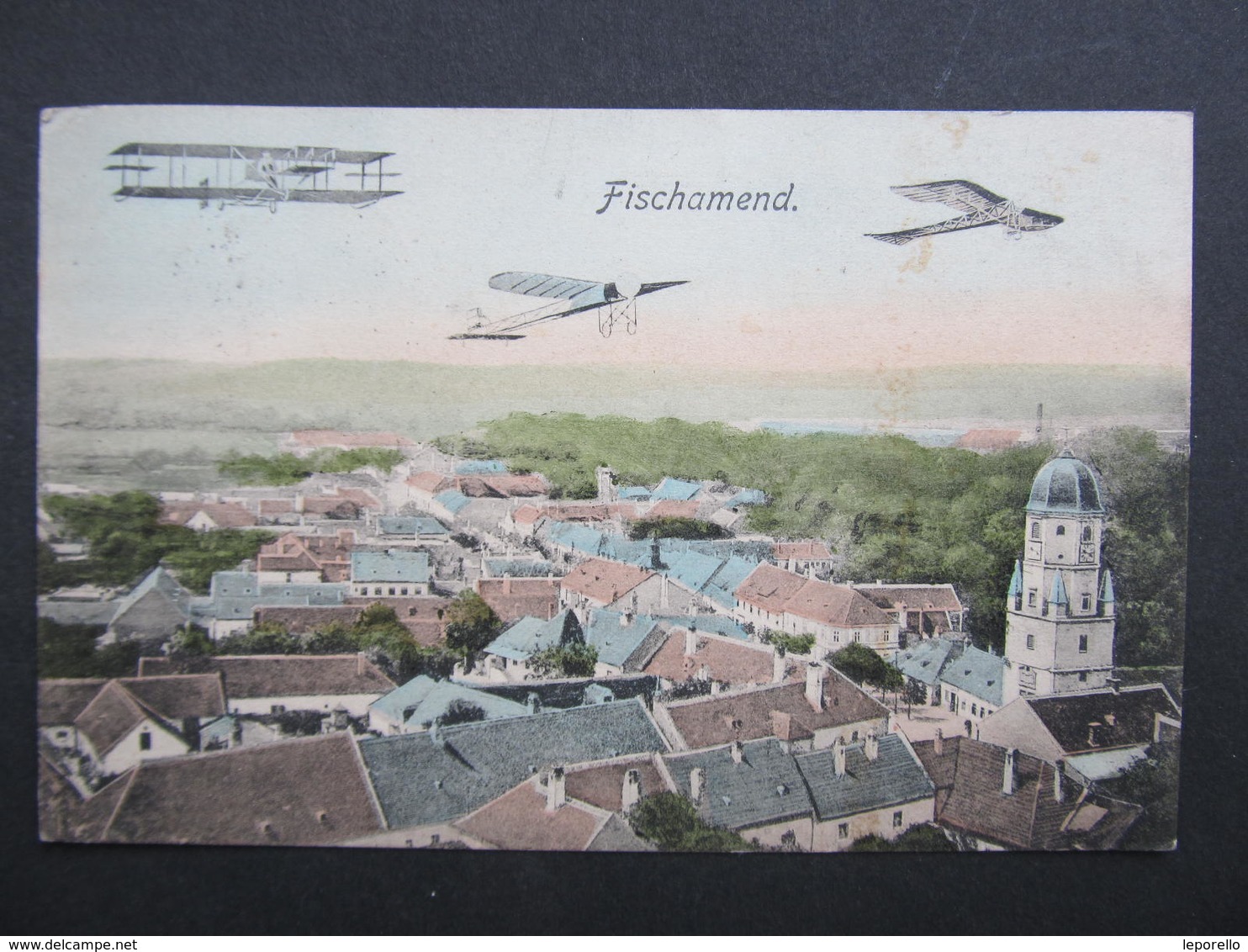 AK FISCHAMEND Flugzeug 1915// D*29806 - Fischamend