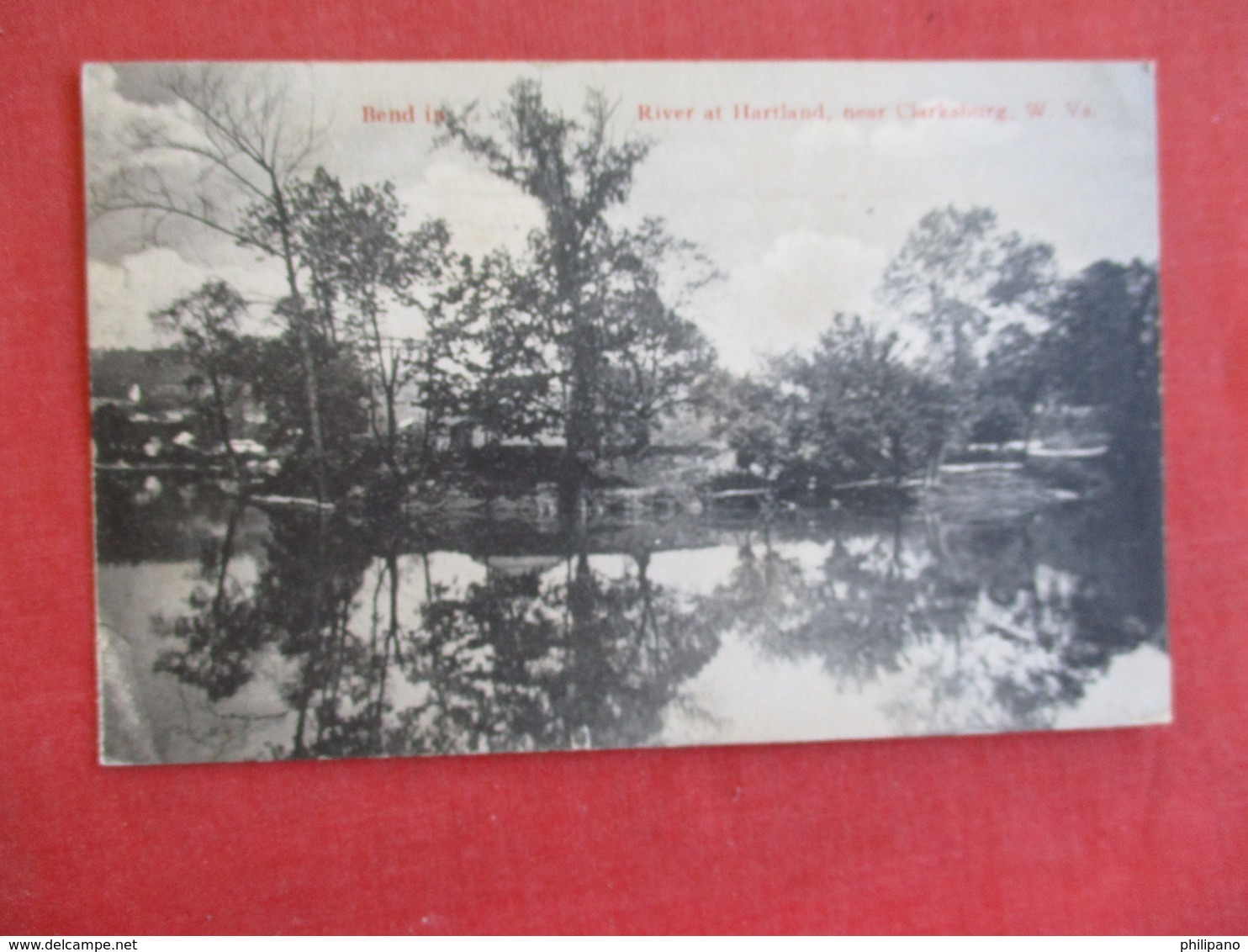 West Virginia > Bend In River At Hartland Near Clarksburg      --ref 2835 - Clarksburg